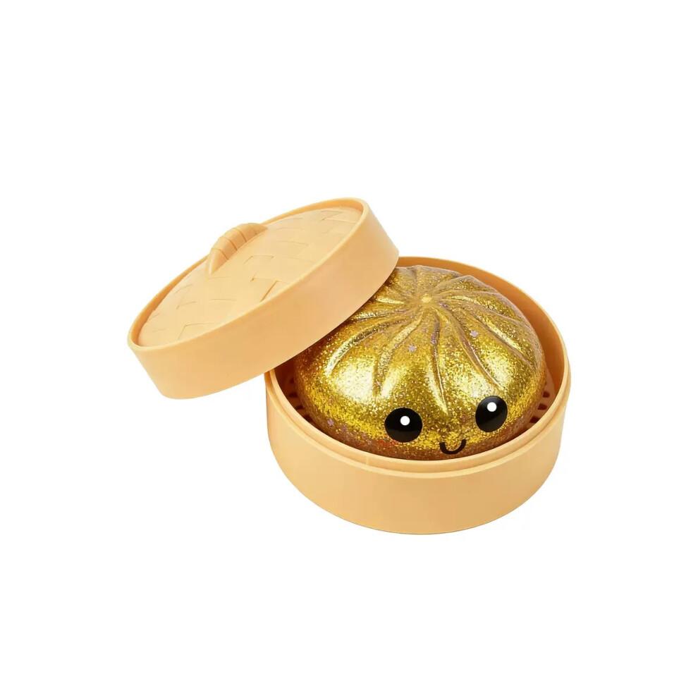3PCS Colorful Dumpling Stress Balls Fidget Sensory Toy,Squeeze Dough Stress Relief Hand Toy,Bun
