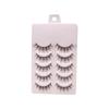 5 Pairs Natural 3D Dense False Eyelashes Soft Transparent Core Fake Handmade Eye Lashes
