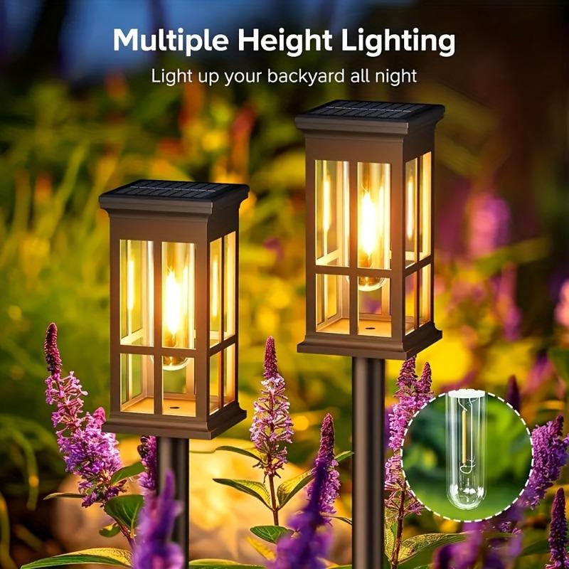 Solar Path Light Outdoor Waterproof  Landscape Lighting Suitable for Trail Terrace Lawn and Courtyard Decoration