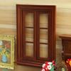 1:12 Scale Miniature Wooden Double Opening Window Frame With 6 Panels For Doll House Decoration And Craft Model Project