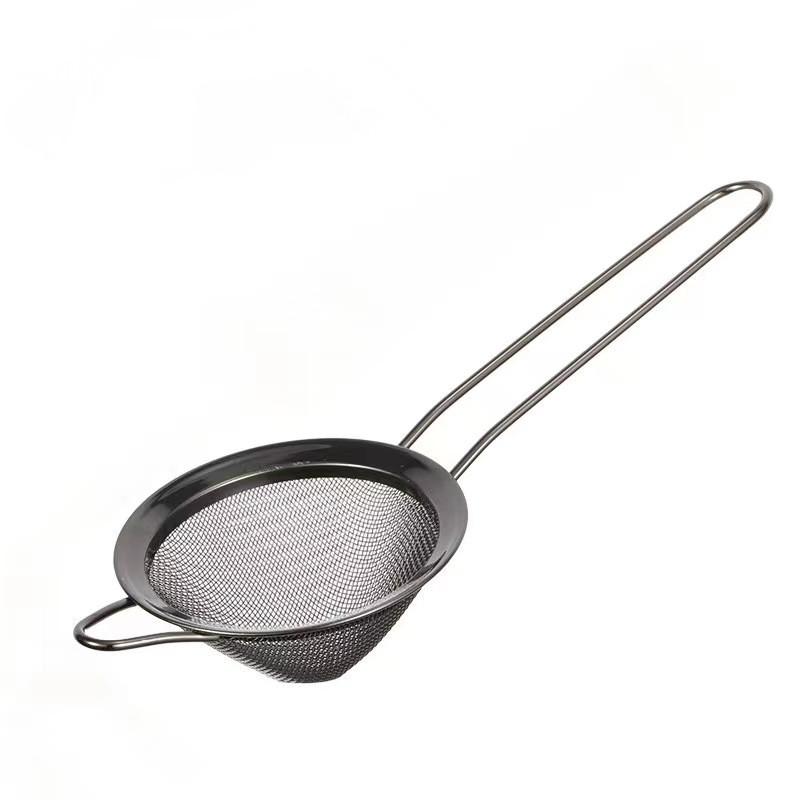 New Stainless Steel Home Practical Kitchen Gadget Kitchen Cooking Tool Sifting Oil Skimmer Colander Strainer Cocktail Filter