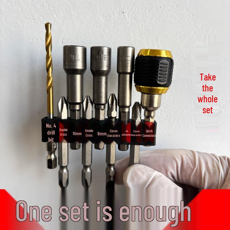

Hex Quick Change Connector Drill Socket Bit Holder Slotted Phillips Set
