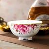 Jingdezhen Bone China Noodle Bowl – 6 Inch Heat-Resistant Footed Porcelain Bowl