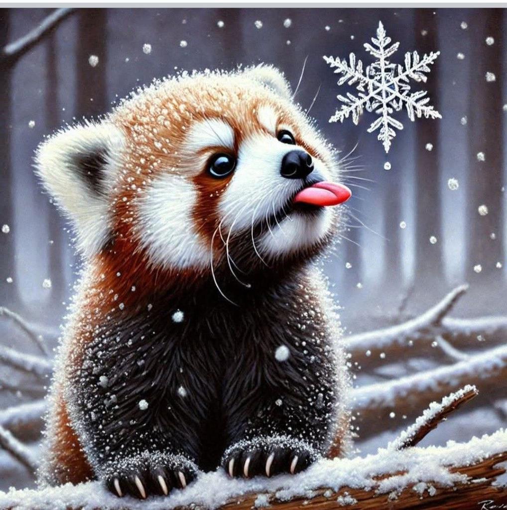 5D DIY Diamond Painting Cute Rabbit in Snow Crystal Canvas Art Full Round Diamond Embroidery Kits Picture Home Decoration