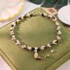 Natural Freshwater Pearl Conch Shell Pendant Necklace for Women Daily Wear Seashell Necklace Boho Beach Style Dainty Jewelry