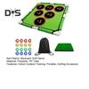 Backyard Golf Game Play Set with 16 Golf Balls Putting Mat Casual Home Golf Chipping Practice Game for Adults Fathers Outdoor Indoor