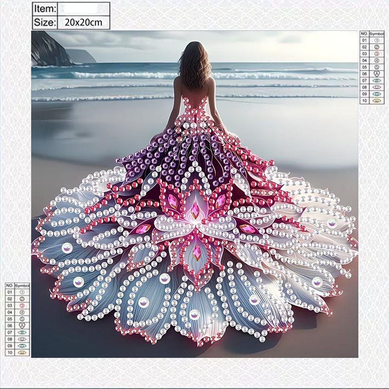 5D Diamond Painting DIY Handmade Diamond Painting Bright Diamond Crystal Point Diamond Painting Special-shaped Diamond Home Decoration Painting