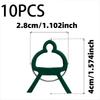 10/50pcs Horticultural Butterfly Orchid Garden Set Tomato Plant Clip Plastic Fixing Clip Horticultural Tool Clip