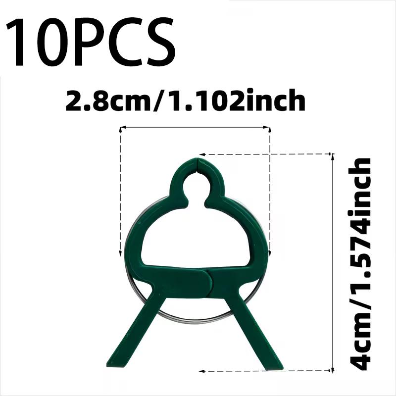 

10/50pcs Horticultural Butterfly Orchid Garden Set Tomato Plant Clip Plastic Fixing Clip Horticultural Tool Clip
