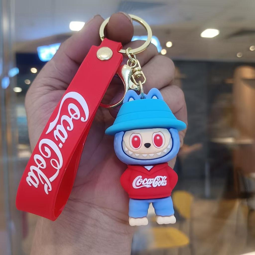 Buck Tooth Sheep Keychain Cute Cartoon Doll Schoolbag Pendant Car Key Chain Gift