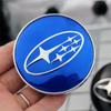 For Subaru WRX BRZ DRL XV STI Outback Forester Impreza Tribeca Auto Wheel Hub Cover Accessories 4PCS 60mm Car Wheel Center Caps WW3