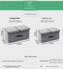 Foldable Cotton & Linen Storage Box: Portable Double Cover for Toys & Clothes