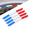 Flag Design Wheel Stickers Set of 4 | Tire Rim Decoration Custom Stickers for