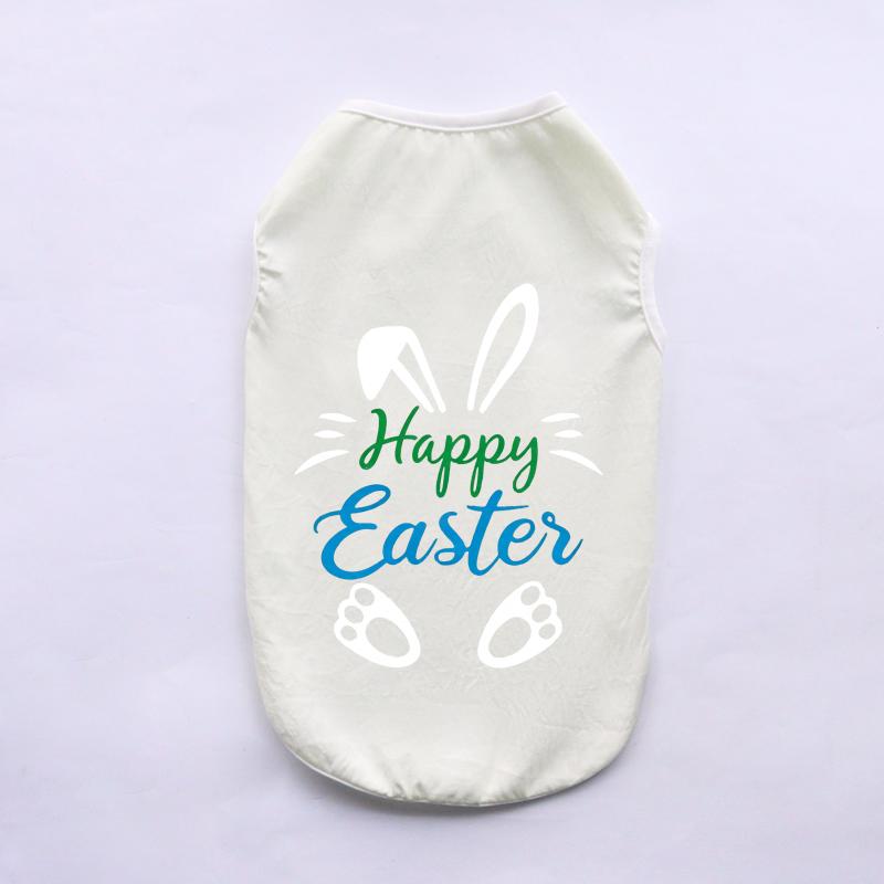 Soft Cotton Pet Sleeveless Vest Solid‑Color Breathable Cat Shirts Comfortable Wear‑Resistant Home Clothes