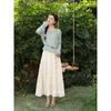 Women's French Style Apricot Sleeveless Cami Maxi Dress
