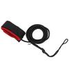 Surfing Kayak Leash Rope Boat Safety Paddle Hand Rope for Surfboard Surfing AccessoriesBlack Red