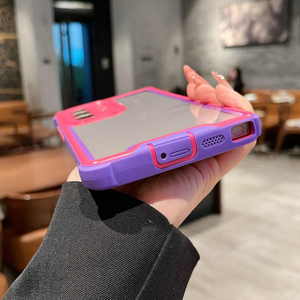 Luksusowe wytrzymałe etui 2w1 z przednią ramką PC i zderzakiem TPU, odporne na wstrząsy, ochronne etui na telefon Samsung Galaxy S25 S24 Ultra Plus