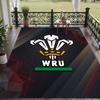 Soft Floor Carpet Wales Rugby Pattern Area Rug Decorative Mat For Home Room Decoration
