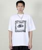 Deumakeu Square Graphic Boxy Fit Short Sleeve T-Shirt White