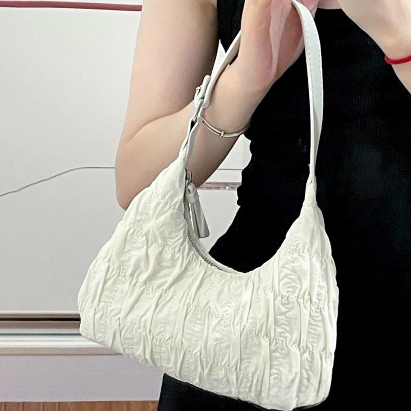 2025 Cloud Plissee Knödel Tasche - Niedliche Windbeutel Unterarmtasche für Studenten
