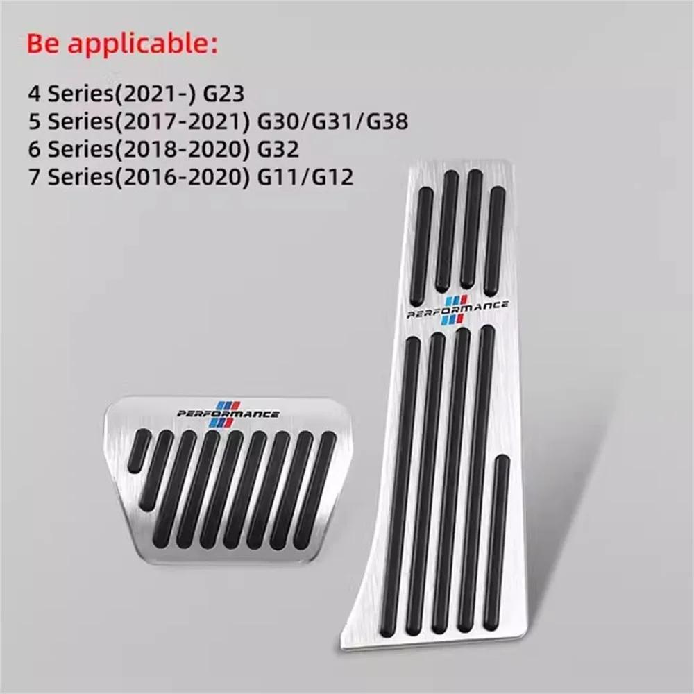 Car Accessories Pedals For Bmw E90 E91 E92 E93 F06 F07 F11 F15 F20 F30 F31 F32 F48 G05 G20 F35 3d Accelerator Brake Pads M Logo UG6