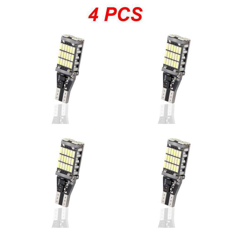 1~4PCS 2x Canbus T15 W16W LED Bulbs Reverse Lights 4014SMD Car LED Back Up Rear Lamp For 5 Series E60 E61 F10 F11 F07 Mini
