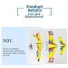 28*26*6.5cm Outdoor Toy Random Color Electric Plane Aircraft High Quality Inertial Foam Toys