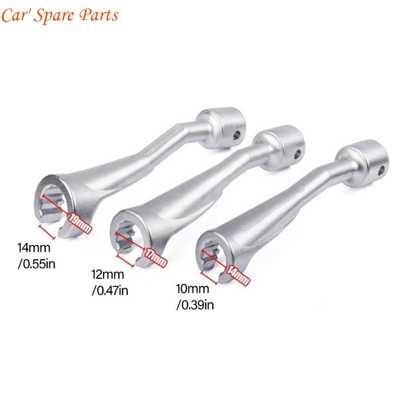 Y4UA Engine Fuels Injector Pipe Wrench High Strength Steel Wrench Ergonomic Handle Wrench for Efficient Maintenance & Repair