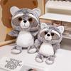 Cute Cute Raccoon Doll Plush Toy Raccoon Doll Children'S Company Soothing Rag Doll Girl Birthday Gift