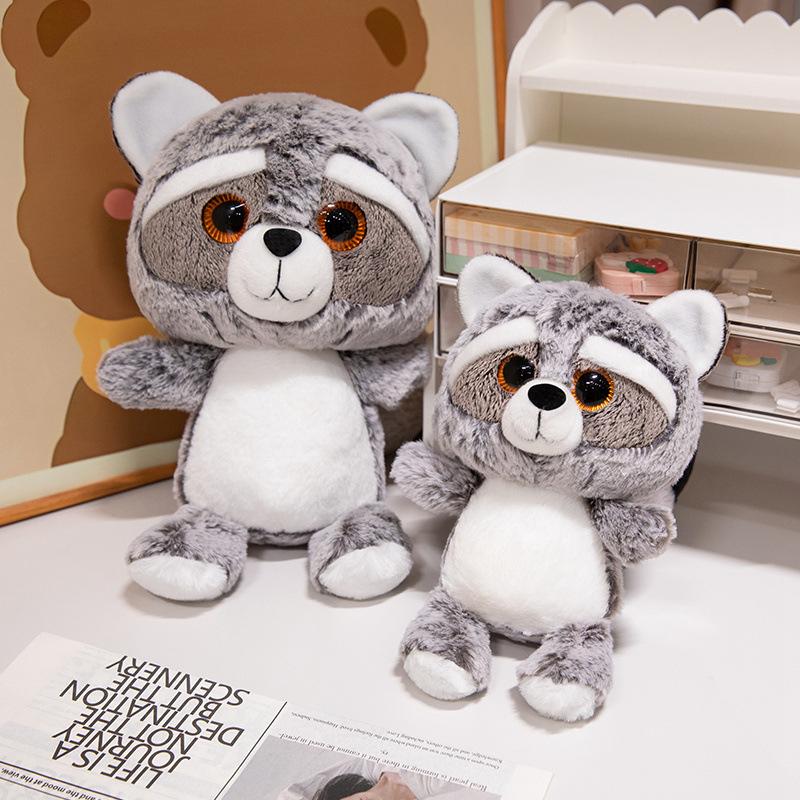 Cute Cute Raccoon Doll Plush Toy Raccoon Doll Children'S Company Soothing Rag Doll Girl Birthday Gift
