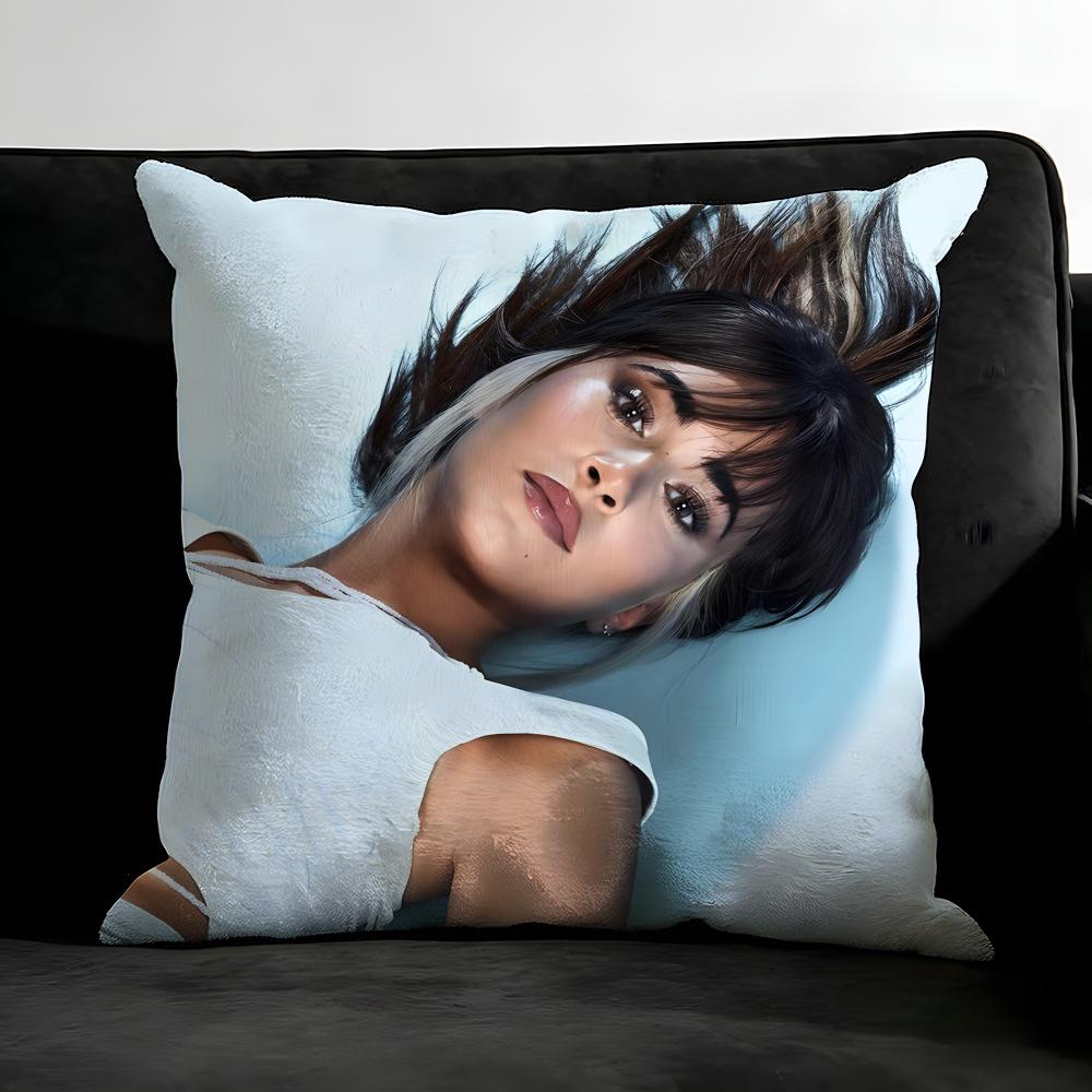 A-Aitana Ocanaa Singer Cushion Cover Pillowcase Ultra Soft Skin Friendly Fabric Cloud Like Comfort & Concealed Zipper