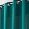 Rideau - Absolu - Émeraude - 140 x 280 cm - Œillets - Microfibre - Uni