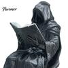 Dark Style Soft Furnishings Gothic Shadow Reader Statue, Mini Wizard Figurine, Matte Magic Theme Party Props Black Resin Sculpture for Home
