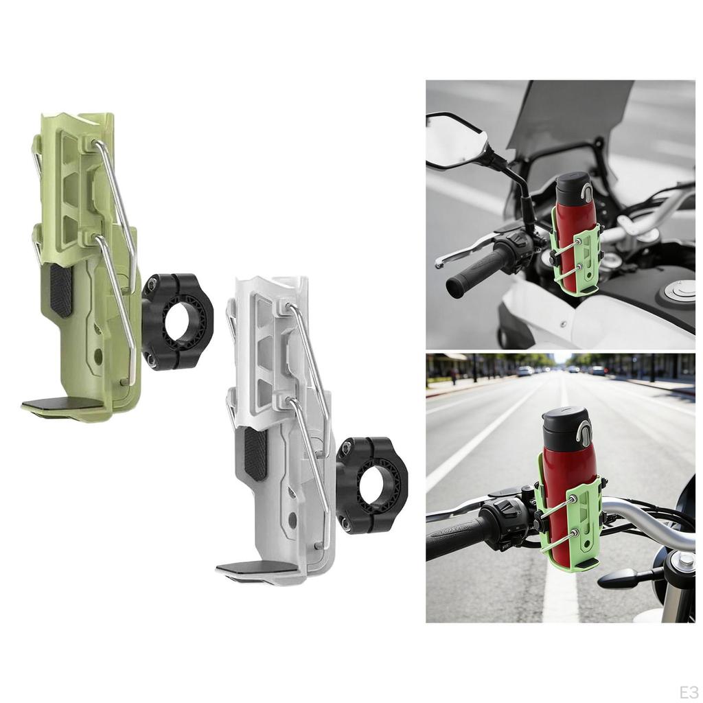 Motorcycle Drink Cup Holder Water Bottle Easy Installation Bracket for Garage