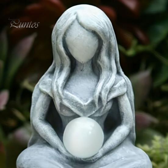Moon Goddess Statue Resin Moon Goddess Sculpture Mini Tabletop Goddess Statue for Home Office Decor Mother's Day Gift