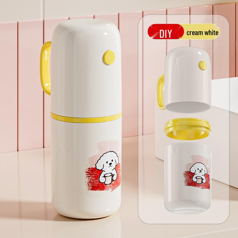 Adorable Portable Kids  Travel Toothbrush and Toothpaste Set