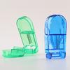 Bärbar Pill Cutter Splitter Divider Förvaringslåda Medicin Tabletter Hållare Fodral