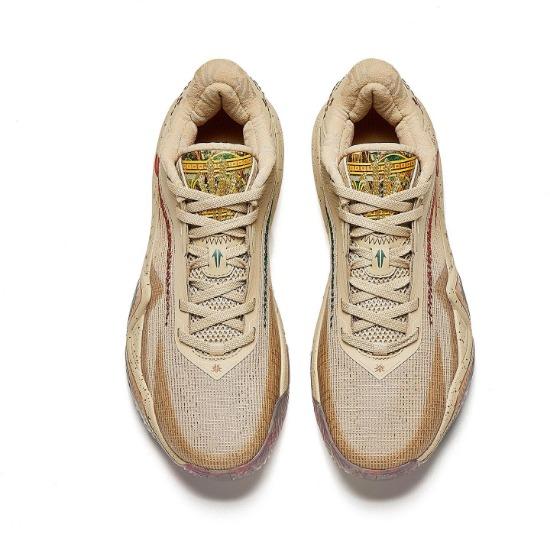 Anta Kai 3 Kyrie 3 War God Professional Basketball Shoes Men Sneakers Khaki 112621102-5