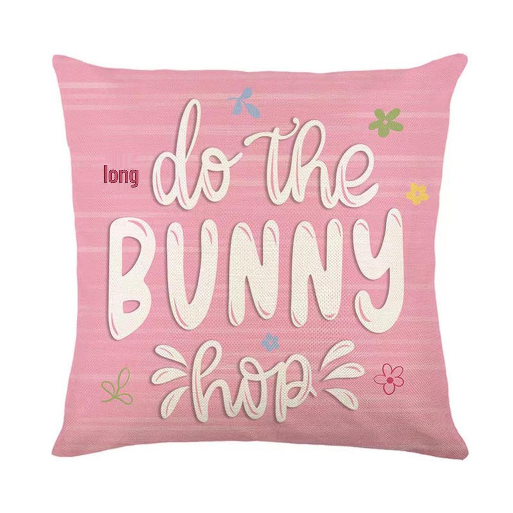 European and American Easter Egg Rabbit Plush Pillow & Chair Cushion Cover