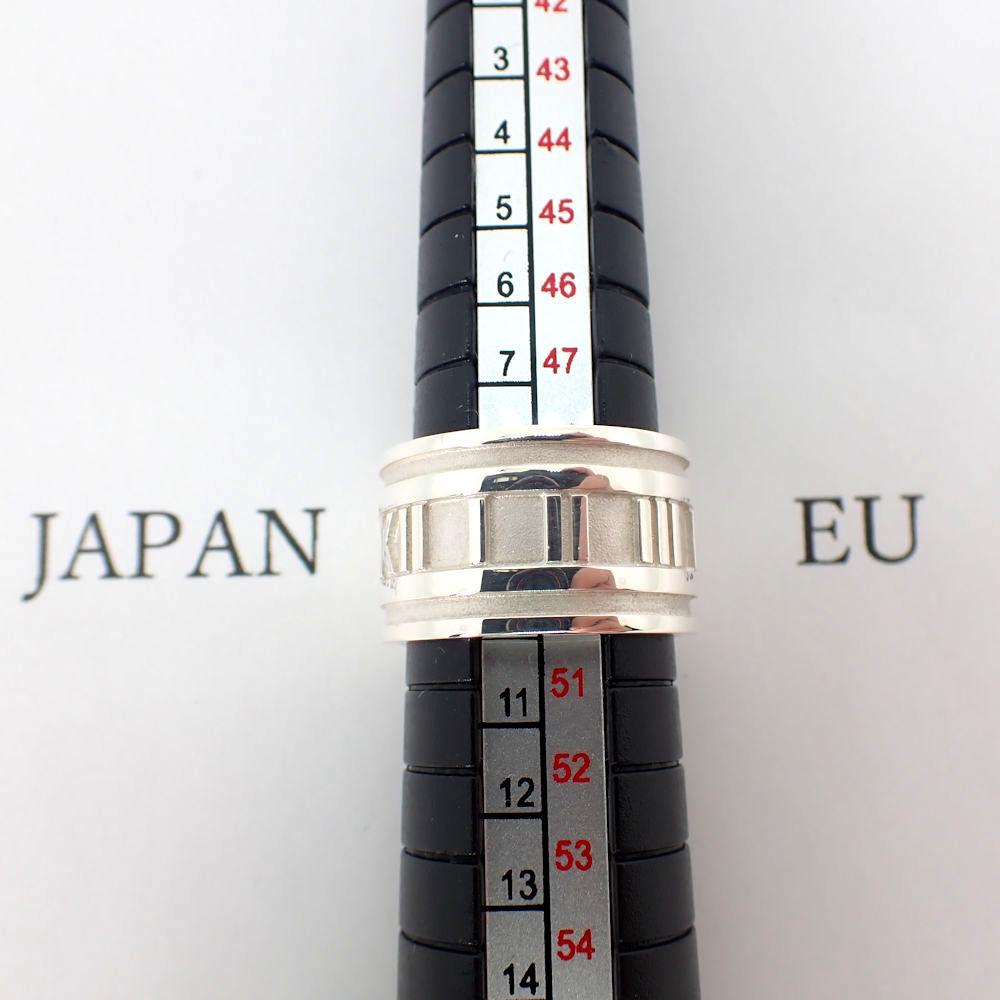 [Pre-owned] TIFFANY 925 Atlas Wide Ring / Size 9.5 / J7-8