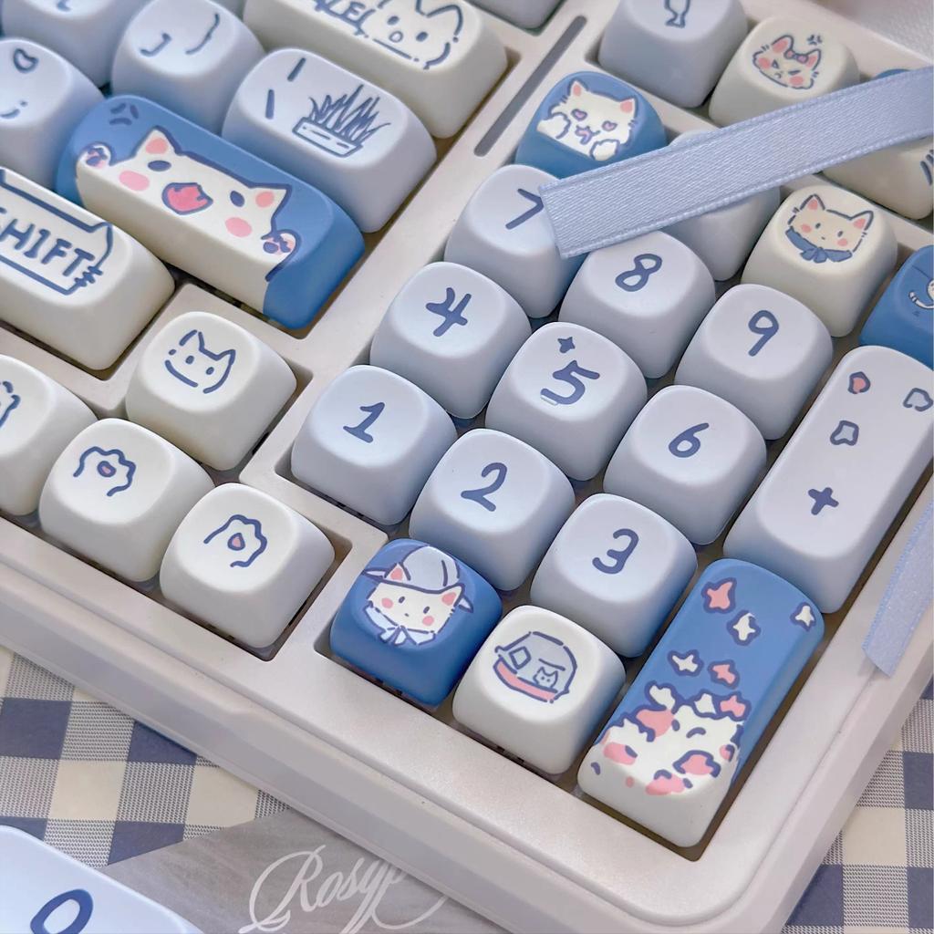Kirsche MOA Süßes Kätzchen Schlüsselabdeckung Kit 95/114/118 Schlüssel HI75 HI8 68 F99 104 64 Wooting Mechanische Tastatur