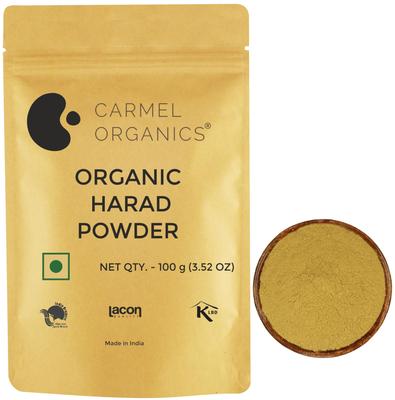 CARMEL ORGANICS Harad/Haritaki Powder 100 Grams