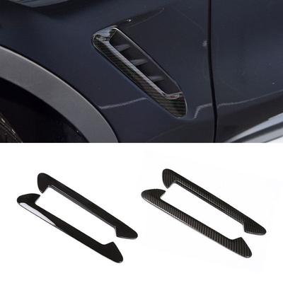 Para BMW X3 G01 X4 G02 2018      Rejilla Lateral de la Carrocería del Coche Cubierta de Recorte de la Salida de Aire del Guardabarros ABS Branquia Guardabarros Modificado