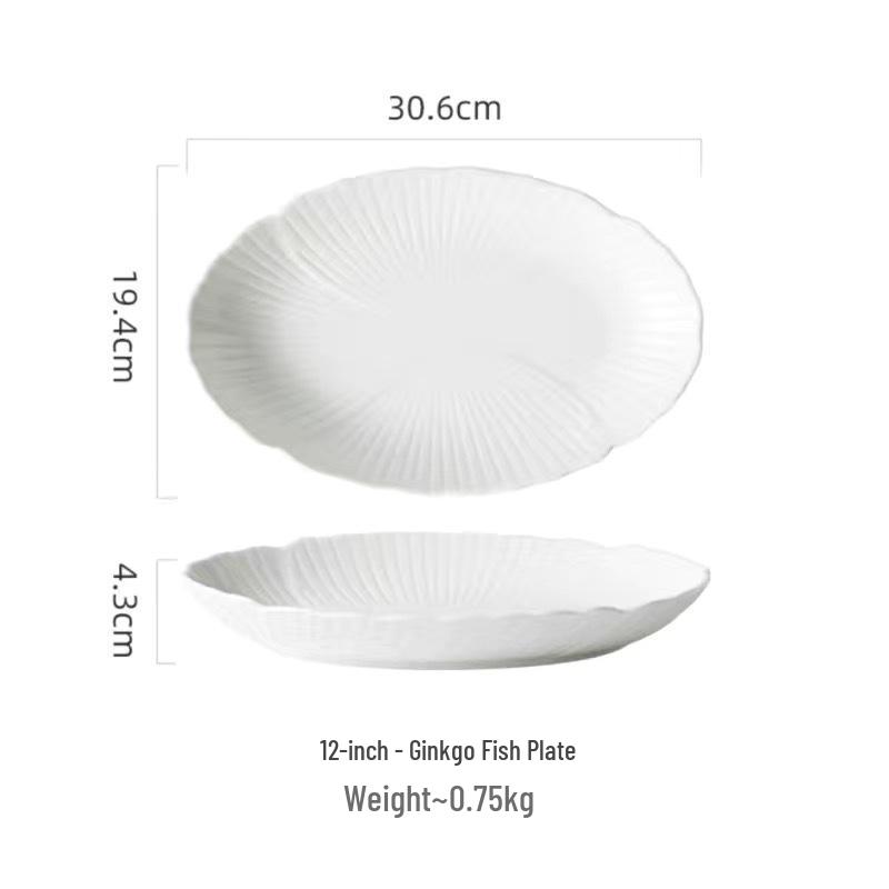 Large White Creative Ceramic Soup and Salad Bowl
