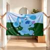 Blues Clues (1) Flannel Blanket a Soft Accent for the Bedroom and Living Room and a Cozy Home Gift