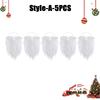 1/11PCS Santa Claus Beard Xmas Simulated Beard White Beard Decorative Christmas Cosplay Costume Prop Xmas Party Decor Supplies