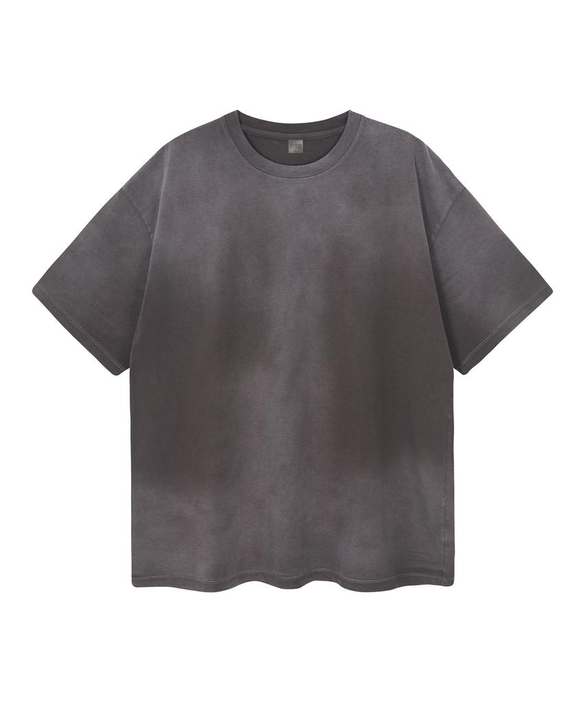 LXT 16S Pigment Bleach Washed Short Sleeve T-Shirt [Brown]