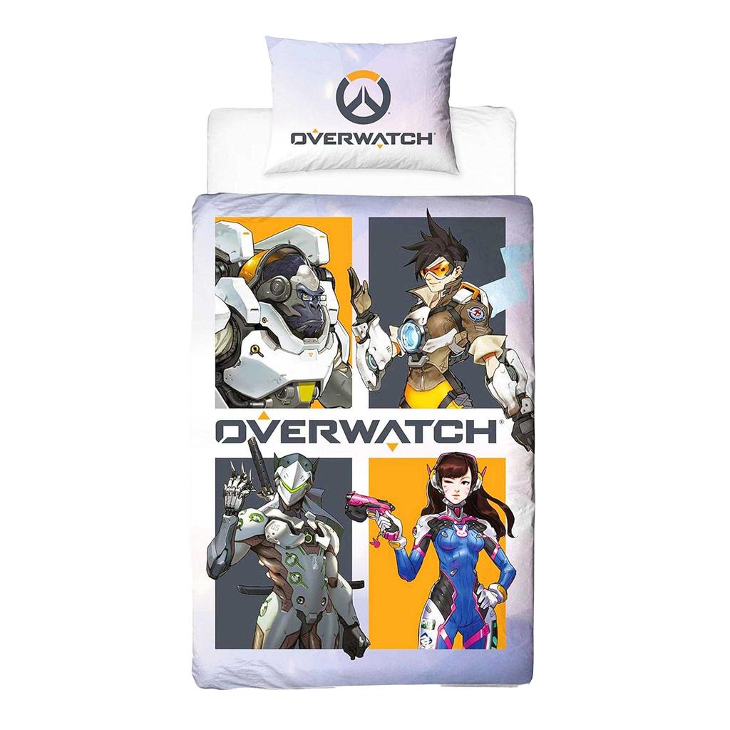 Overwatch Eat Sleep Character Reversible Duvet Set