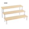Acrylic Display Rack Wooden Ladder Rack Cosmetics Storage