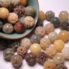 Bodhi Root Beads with Lotus & Cloud Patterns for DIY Buddhist Accessories